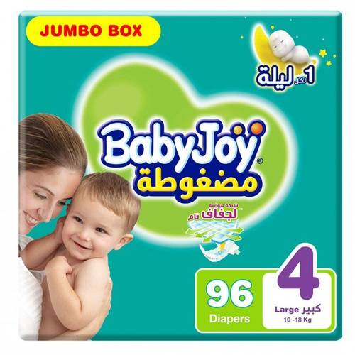 Babyjoy No 4 Jumbo Box Large 96Pcs