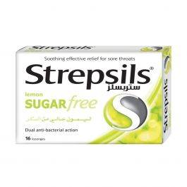 Strepsils Suger Free Lemon 16Lozenges