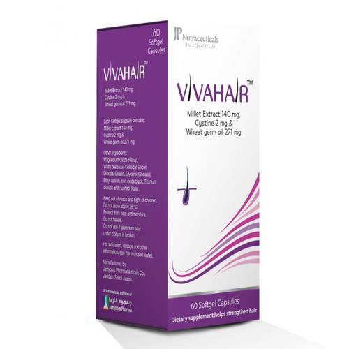 Jp Vivahair Bottle 60 Caps