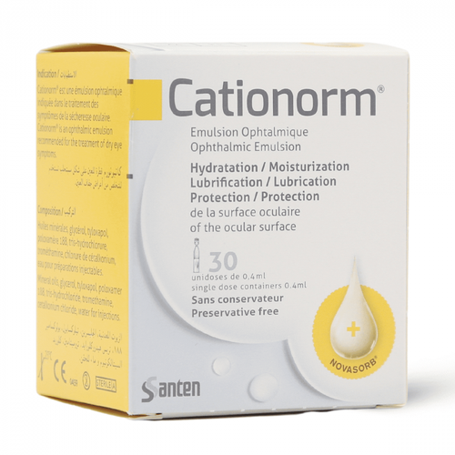 Cationorm Emulsion 30 Single Dose Eyes Drops