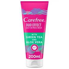 Carefree Duo Effect Daily Intimate Wash Green Tea And Aloevera 200M