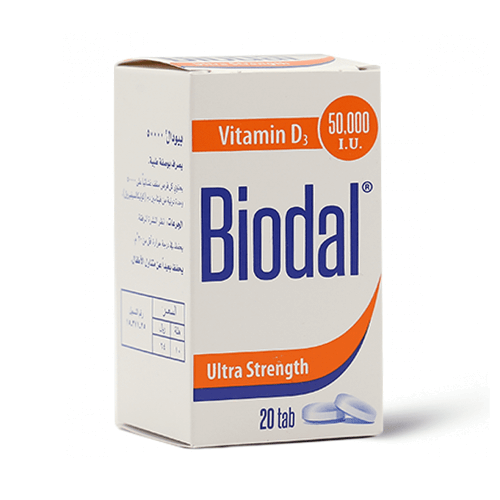 Biodal Vitd3 50000Iu 20Tab