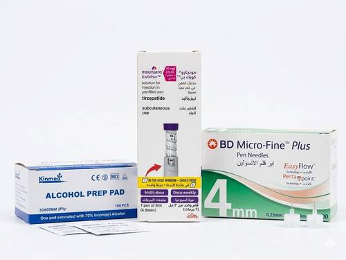 mounjaro 10 mg pen+bd micro 4 mm box +alcohol swab box 100 swabs