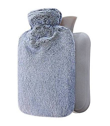 Hot Water Bag With Furry Color Cover 2Liters