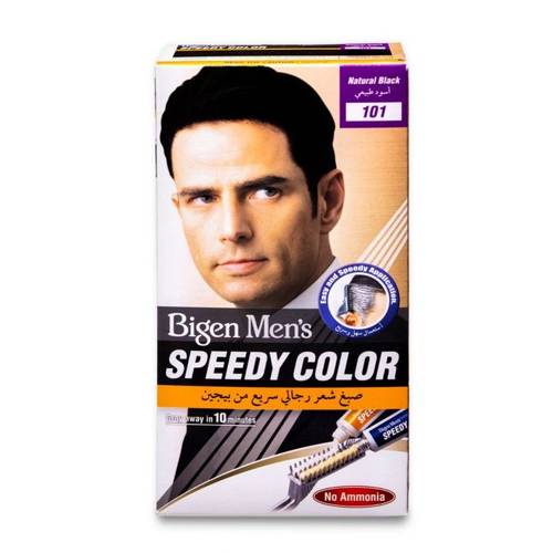 Bigen Mens Speedy Hair Color 101 Natural Black 40Gm