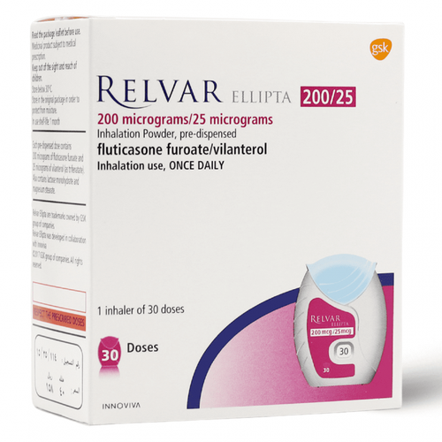 Relvar Ellipta 200/25 Inhaler