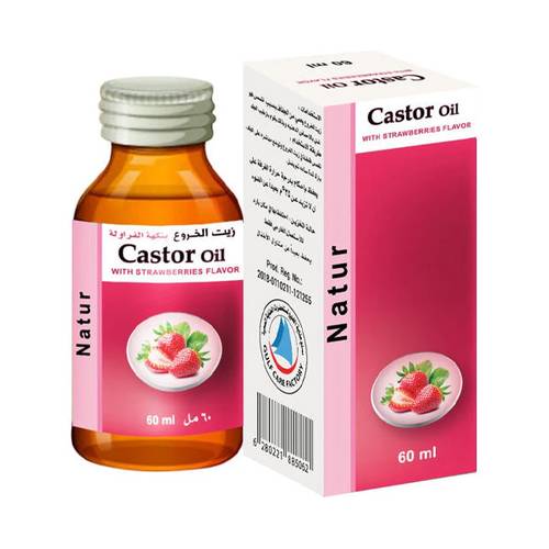 Castor Oil Strawberry 60Ml (Gulf Care )