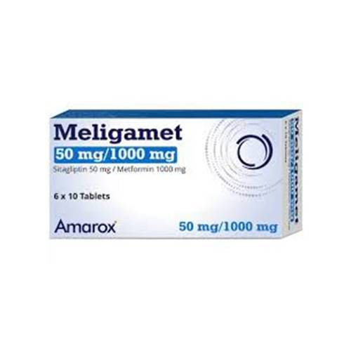 Meligamet 50Mg/1000Mg 60Tab 
