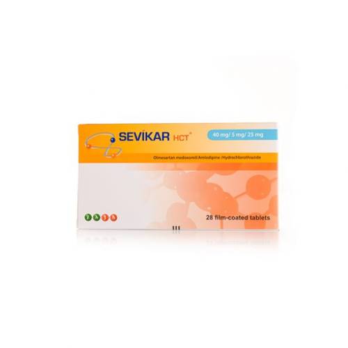 Sevikar Hct 40/5/25Mg 28Tab