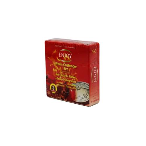 Enjoy Warm Condom 5*1 3Pcs 