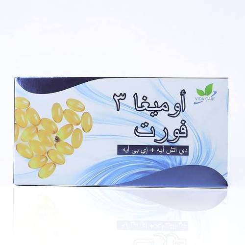 اوميغا 3 فورت 60 كبسولة