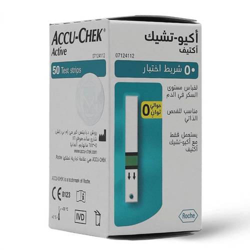 أكيوتشيك شرائط إختبار السكر في الدم ٥٠ شريط