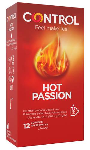 Control Condom Hot Passion 12 Pieces