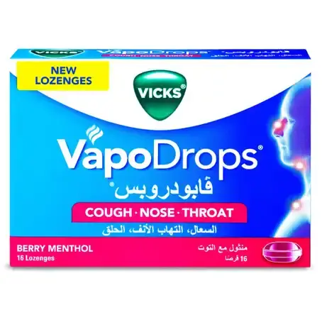 Vicks Vapodrops Berry Menthol 16 Lz