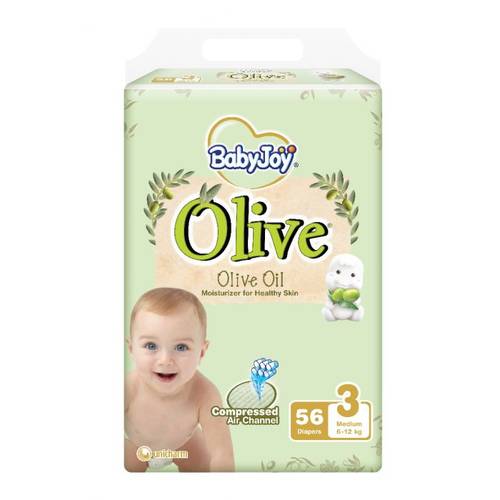 Babyjoy Healthy (Olive) Skin No 3 Mega Medium 56Pcs