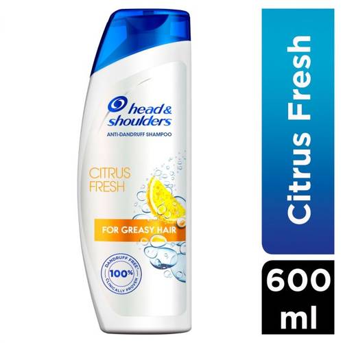 Head&Shoulders Shampoo Citrus Fresh 600Ml(Lemon)