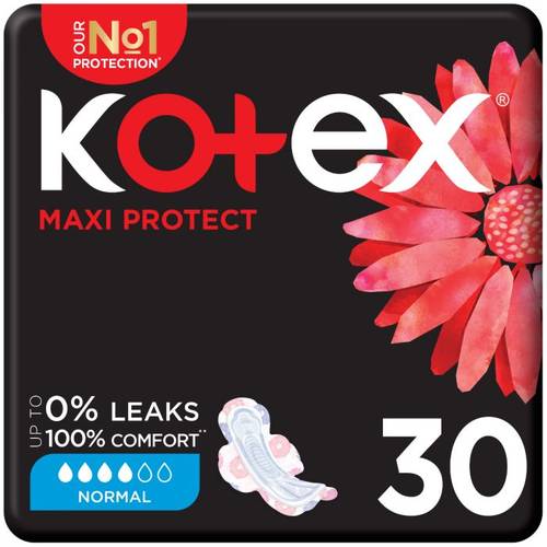 Kotex Maxi Pad Normal Wings 30Pads