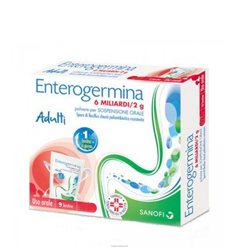 Enterogermina 9 Sachets 6Billion/2G For Adult