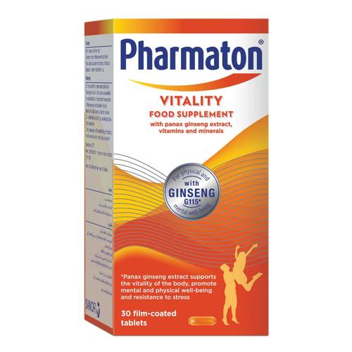 Pharmaton Vitality Multivitamins And Multiminerals With Ginseng 30 Tab 