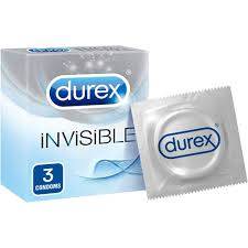 Durex Condom Invisible Extra 3Pcs