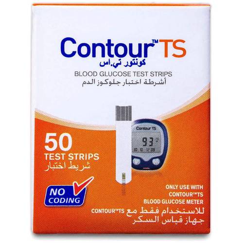 Contour Ts Blood Glucose Test 50 Strips