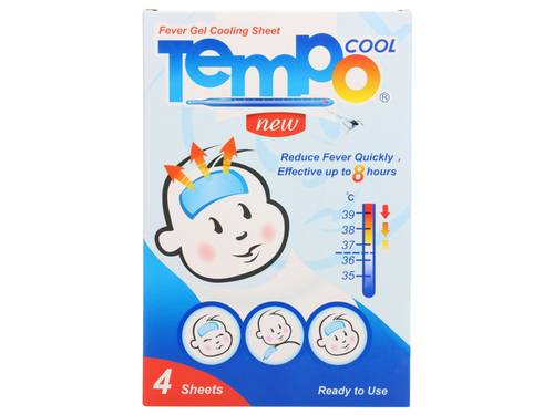 Tempo Cool Fever  Children +1 Years 4Pcs