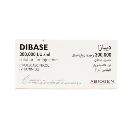 Dibasa Vitamin D3 300000 I.U/Ml 2Amp.