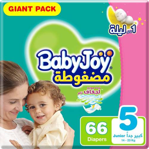 Babyjoy No 5 Giant Junior 66Pcs