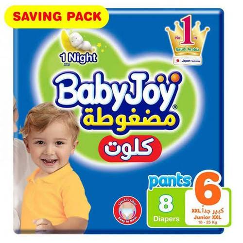 Babyjoy Culotte No 6 Saving Junior Xxl Unisex  8Pcs