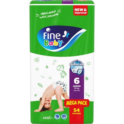 Fine Baby No 6 Mega Junior  54Pcs