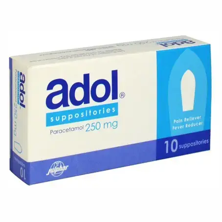 Adol 250Mg 10Supp