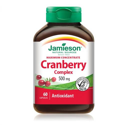 Jamieson Cranberry Complex 500Mg 60Cap