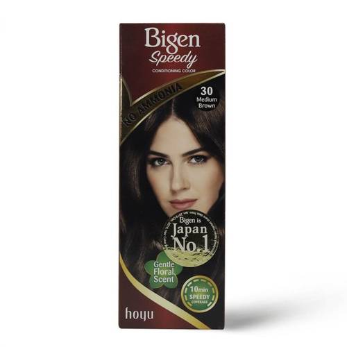 Bigen Speedy No Ammonia Hair Color No 30 Medium Brown