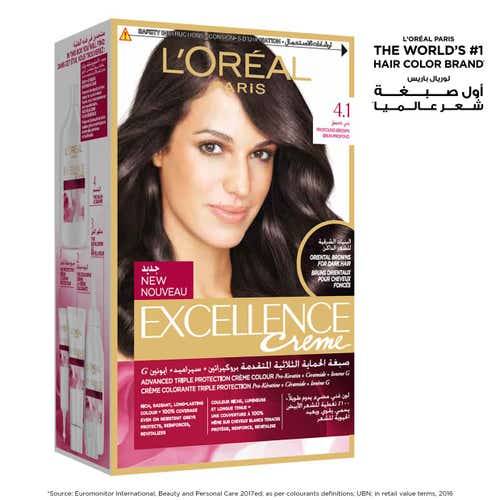 Loreal Excellence Creme 4.1 Profound Brown 72Ml