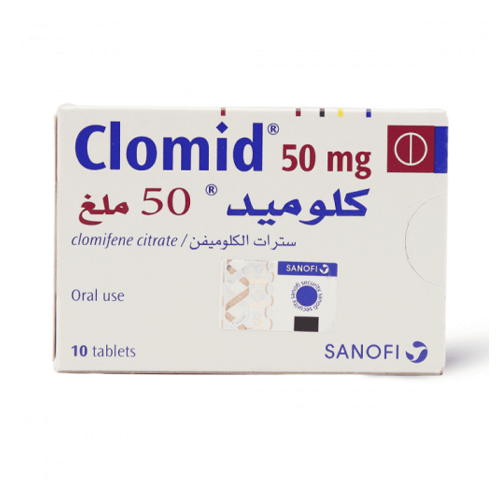 Clomid 50Mg 10Caps
