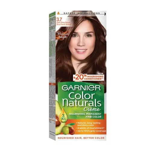  3.7Garnier Color Naturals Dark Brown Shiny Hair Dye