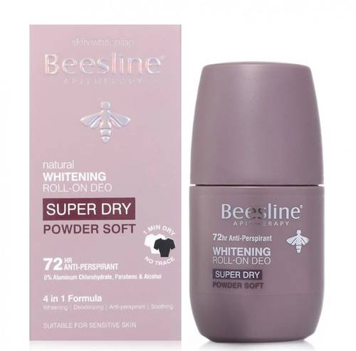 Beesline Whitening Roll On Super Dry Powder Soft 