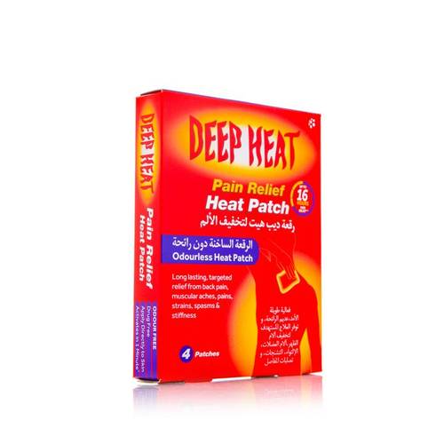 Deep Heat Pain Relief Heat Patch 4Pacs