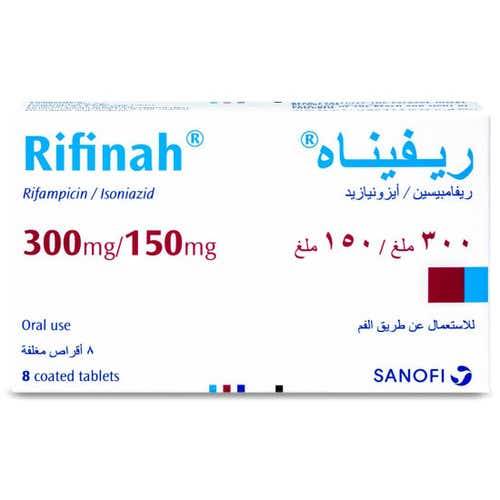 Rifinah 300Mg /150 Mg 8 Tab