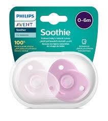 Avent Soother  0-6M Pink 2Pcs 