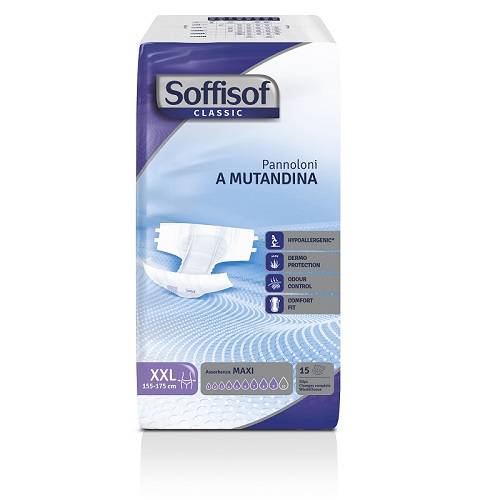 سوفيسوف حفائض كبار السن 15 حفاض مقاس xxl (2xl) 