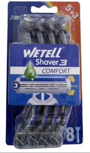 Wetell Shaver 3 Comfort 5+3 Free Value Pack (8 Razors)