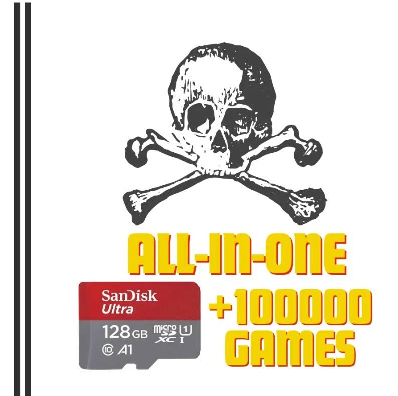 ذاكرة ALL IN ONE اكثر من 100000+ الف لعبة العاب من جميع المنصات 