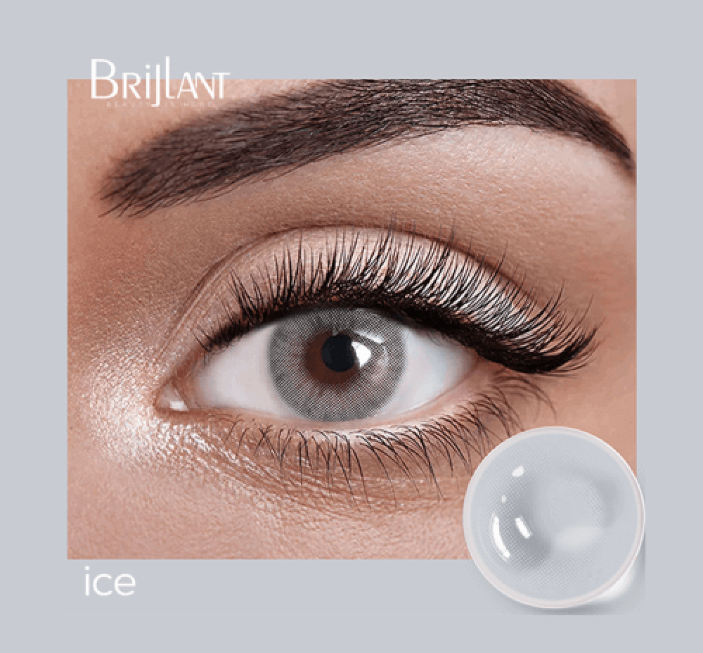 عدسة لاصقة ملونة - لون Ice