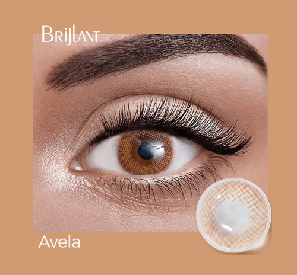 عدسة لاصقة ملونة - لون  Avela