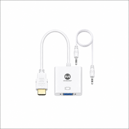MICRODIGIT MR7020HV محول HDMI إلى VGA مع دعم الصوت