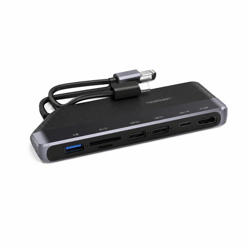 MICRODIGIT MR378TA 6 في 1 محطة توصيل متعددة المنافذ (Multifunctional Docking Station)