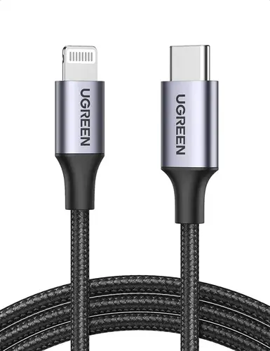 UGREEN USB-C to Lightning PD Fast Charging Cable 20W+ (2 متر)