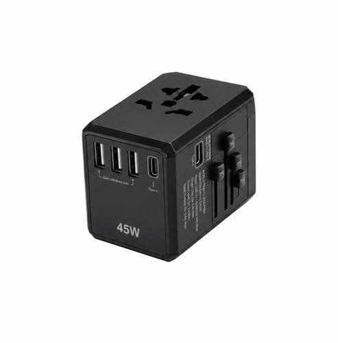محول طاقة عالمي BASTEC BC220 - Universal Travel Charger 45W
