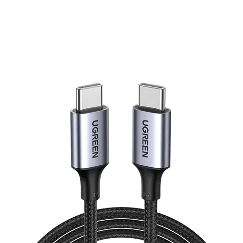 UGREEN USB-C to USB-C PD Fast Charging Cable 60W (1 متر) - Gray Black